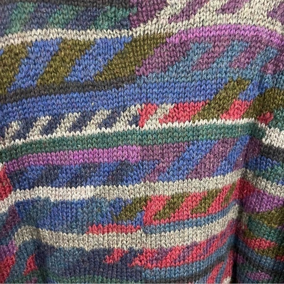 Vintage Boston Traders Limited Edition Sweater Mens large graphic 100% Wool - Picture 6 of 6